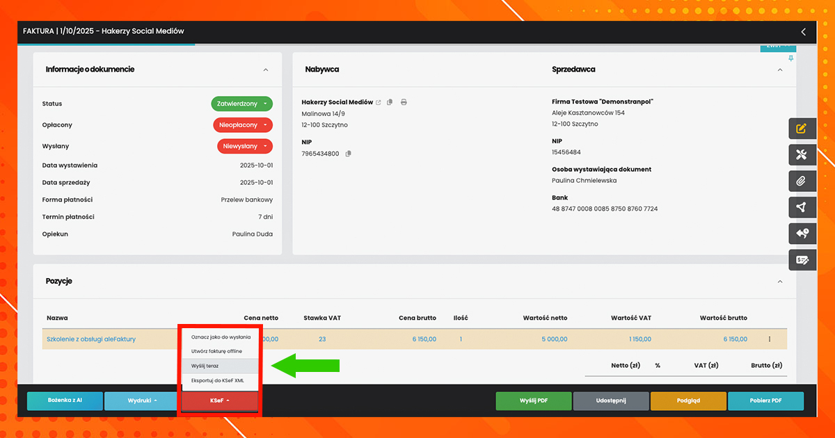 Pobieranie certyfikatu KSeF